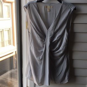 Pale gray Michael Kors shell with side zipper